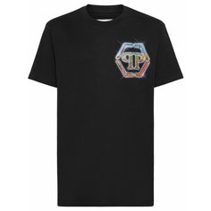 Футболка PHILIPP PLEIN, размер XS, черный