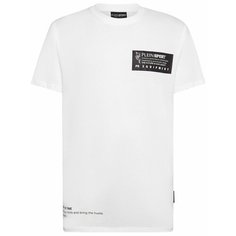 Футболка PLEIN SPORT, размер XS, серебристый