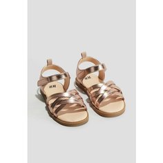 Сандалии H&M, размер 29 (стопа 17,9см), бронзовый
