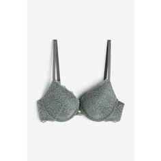 Бюстгальтер H&M, размер 80C, оливковый