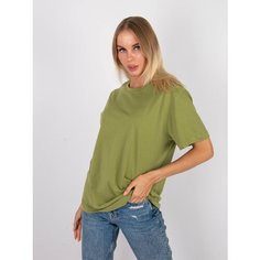 Футболка INTERQLO, размер 56, хаки, Хаки