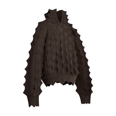 Худи MADFRENZY Spiked Knit, размер L, , коричневый