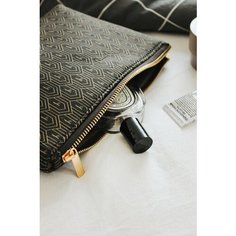 Косметичка IsmatDecor, 6х14х21 см, , коричневый