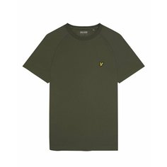Футболка Lyle & Scott Core Raglan T-Shirt, размер S, хаки
