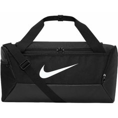 Сумка саквояж NIKE, фактура зернистая, черный/белый
