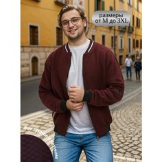 Джемпер размер XXXL, , красный/бордовый Silk Lotus