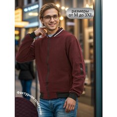 Джемпер размер XL, , красный/бордовый Silk Lotus