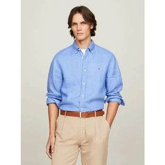 Рубашка TOMMY HILFIGER, размер L, голубой