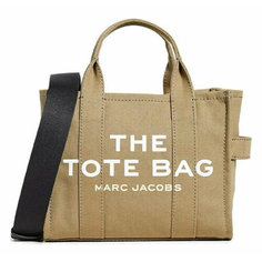 Сумка тоут MARC JACOBS, фактура зернистая, бежевый