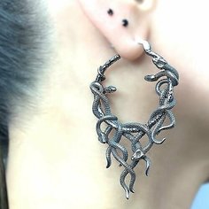 Серьги-трансформеры Starfallshop, славянский оберег, размер 42 мм, серебристый
