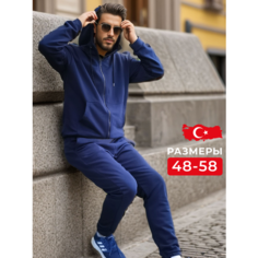 Костюм спортивный BEVINI, размер 54, синий