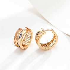 Серьги конго XUPING JEWELRY, синий