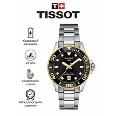 Наручные часы TISSOT T-Sport, черный/золотой