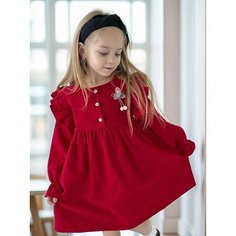 Платье 3KINDER Базовая коллекция, размер 30, красный