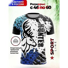 Футболка Evofox, размер M, синий, белый, черный