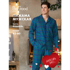 Пижама BeGood, размер 42-44, голубой
