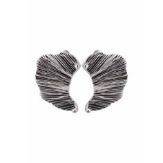 Серьги клипсы OTOKODESIGN, серебристый