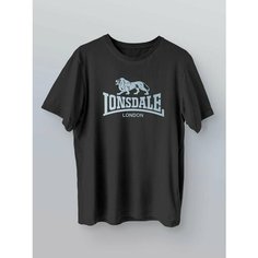 Футболка lonsdale лонсдейл, размер 7XL, черный HDW