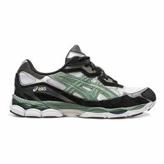 Кроссовки ASICS GEL-NYC, размер 44 EU, черный/зеленый