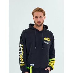 Худи 7-GONGZI, размер 3XL, , желтый, черный