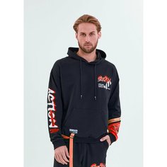 Худи 7-GONGZI, размер L, , красный, черный