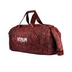Сумка спортивная Venum, 63 л, 25х33х60 см, черный/бордовый