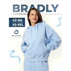 Худи Alex BRADLY, размер 44, , голубой