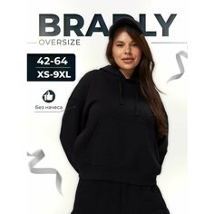 Худи Alex BRADLY, размер 58, , черный