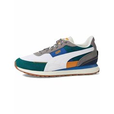 Кроссовки PUMA, размер 41 EU, серый/зеленый