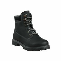 Ботинки тимберленды BURGERSCHUHE, размер 49, черный матовый