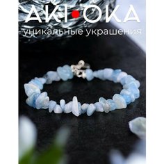 Браслет Aki-Oka, авантюрин, голубой аквамарин