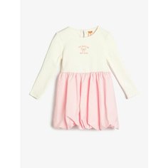 Платье KOTON, размер 12-18 месяцев, белый