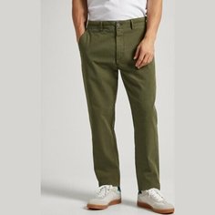 Брюки чинос Pepe Jeans, размер 31, хаки