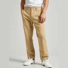 Брюки чинос Pepe Jeans, размер 30, бежевый