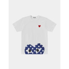 Футболка Comme des Garcons PLAY, размер L, white