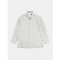 Рубашка AMOMENTO Square Pocket Oversized, размер L, grey