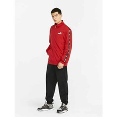 Костюм спортивный PUMA Tape Youth Tracksuit, размер USA - S, красный/черный
