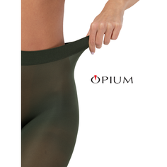 Колготки Opium темно-зеленые из микрофибры 50 den, 50 den, размер 3, Olive
