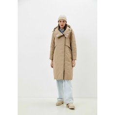 Пальто DIXI COAT, размер 46, бежевый/черный