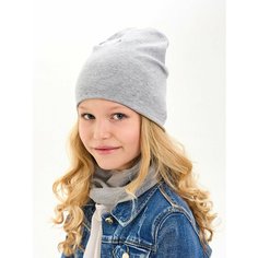 Шапка бини BROHATS для мальчиков, размер 52, серый
