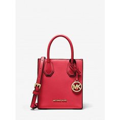 Сумка кросс-боди MICHAEL KORS Сумка кросс-боди Michael Kors Mercer Small, фактура зернистая, матовая, ярко-красный