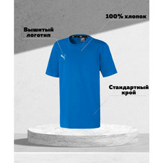Футболка спортивная PUMA teamGOAL 23, размер 128, синий