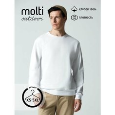 Свитшот molti, размер M, , белый