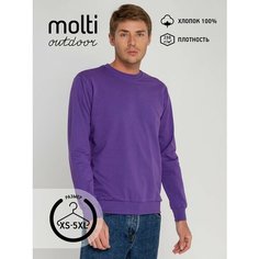Свитшот molti, размер M, , фиолетовый
