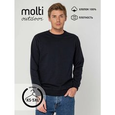 Свитшот molti, размер XL, , темно-синий, темно-синий