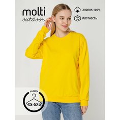 Свитшот molti, размер S, , желтый