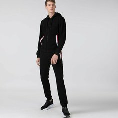 Брюки спортивные LACOSTE Regular fit, размер T3, черный