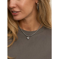 Чокер, длина 40 см, серебристый Blue Jewelry