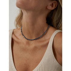 Чокер, длина 38 см, темно-синий Blue Jewelry