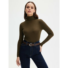 Водолазка JUST CLOTHES, размер 44, , хаки